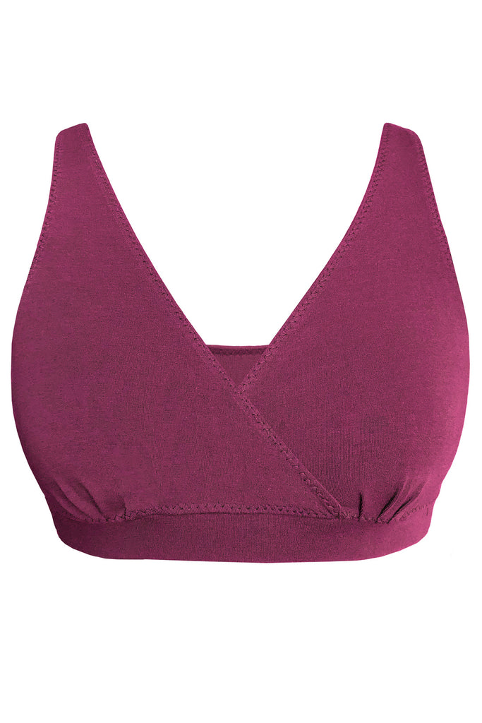Majamas Organic Padded Addy Bra (NO PADS) - Heavenly Pink - L – Figure 8  Outlet