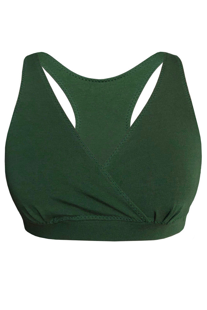 Full Cup Padded Yoga Khaki Sports Bra Shockproof, Absorbent, And