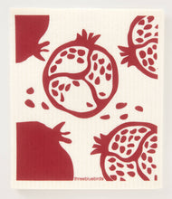 Three Bluebirds Swedish Dishcloths - Pomegranate 
