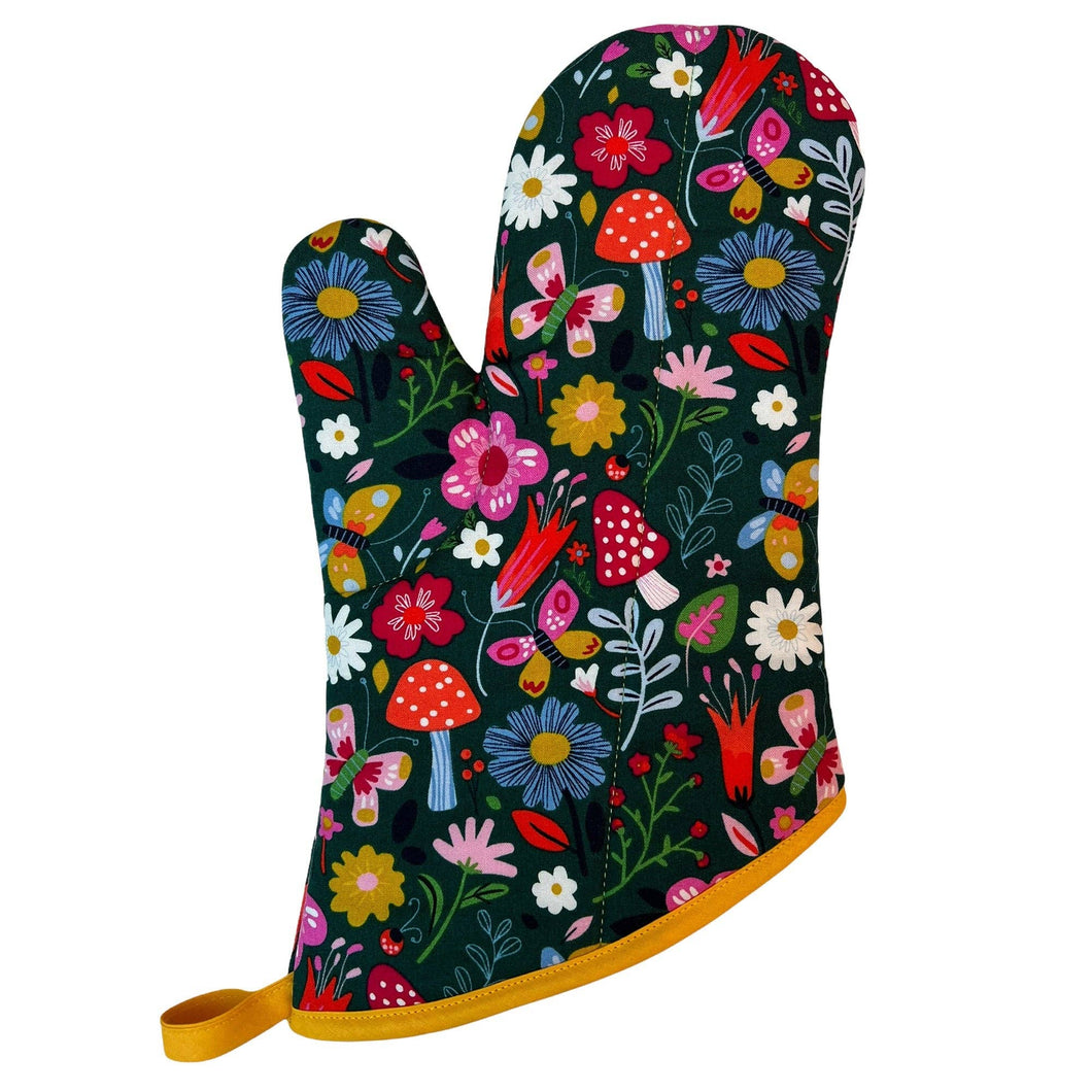 Collisionware - Floral Mushroom Oven Mitt