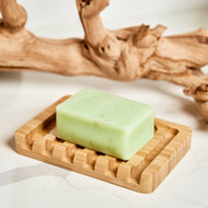 BAMBOO SLATED SOAP DISH
