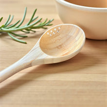 BAMBOO LADLE STRAINING SPOON 