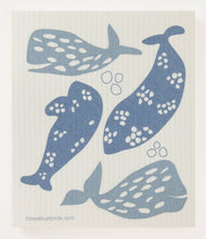 Three Bluebirds Swedish Dishcloths - Whales Swedish Dishcloth 