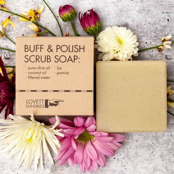 Buff & Polish Scrub Soap Bar / LOVETT SUNDRIES