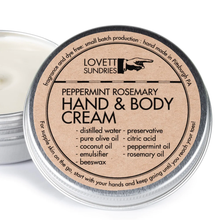 Hand & Body Cream / LOVETT SUNDRIES 