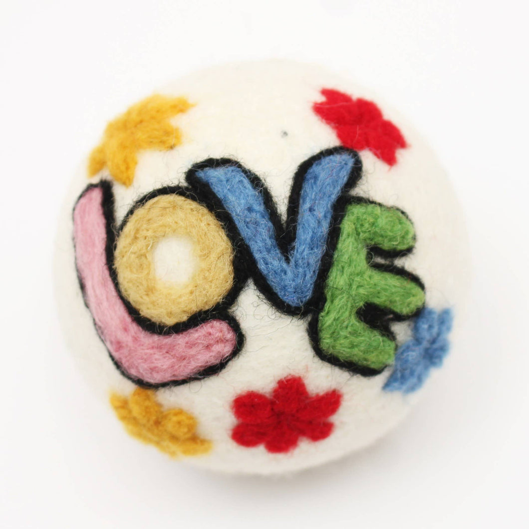 Ethical Global - Hippie Collection: Colorful Love Eco Wool Dryer Balls Fair Trade