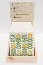 Three Bluebirds Swedish Dishcloths - Mushrooms on White 