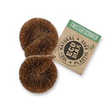 Ethical Global - Twisted Scourer - 100% Natural Coconut Fiber 