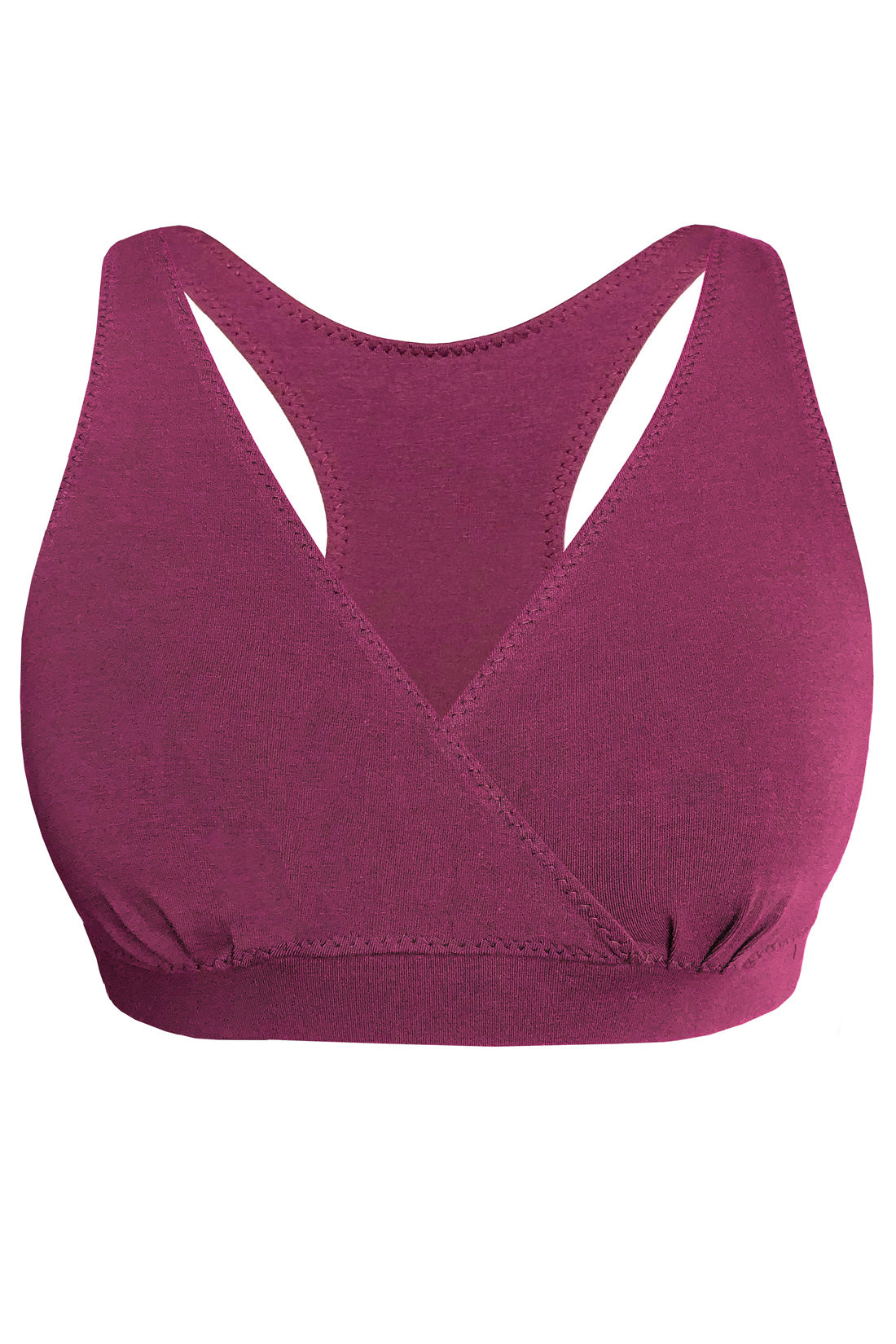 Majamas Organic Buxom Bra (Heavenly Pink, Large) 